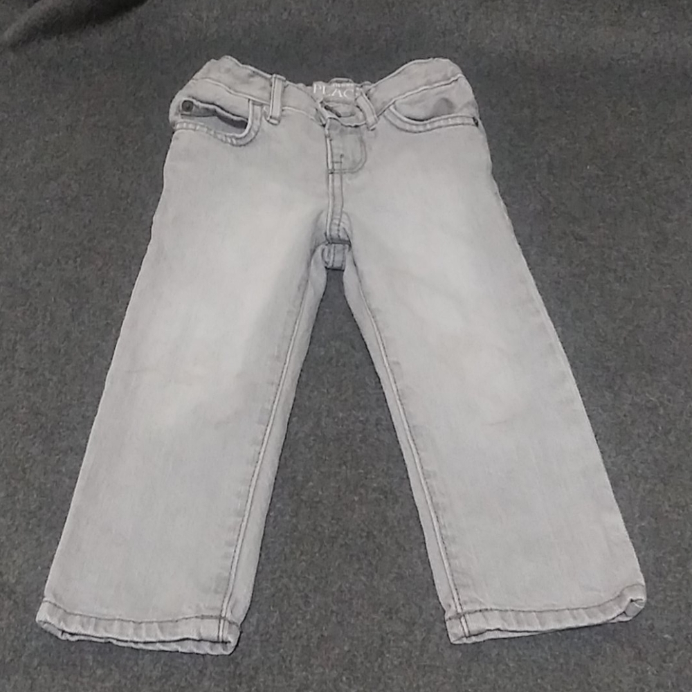 Children's Place Light Gray Skinny Jeans 2T Boys